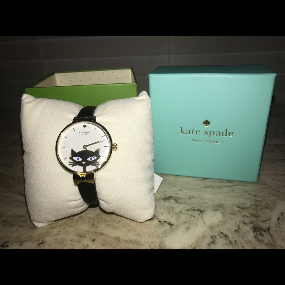 Kate Spade Jazz Cat Leather Watch